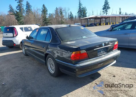 2000 BMW 750Il z USA, uszkodzony, nr VIN WBAGJ0340YDD73599